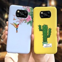 POCO X3 etui na Xiaomi Poco X3 Pro etui piękne kreskówki dinozaur telefon tylna pokrywa dla Xiaomi Poco X3 NFC X 3X3 Pro globalny zderzak 4